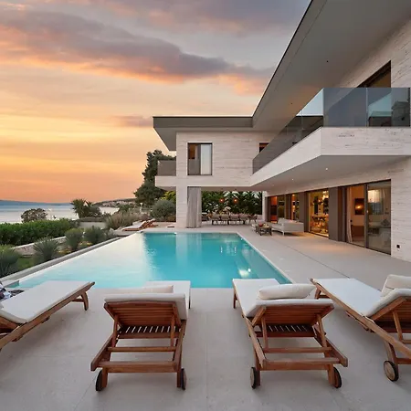 Beachfront Malia Near With Heated Pool & Jacuzzi * 特罗吉尔