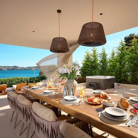 别墅 Beachfront Malia Near With Heated Pool & Jacuzzi *